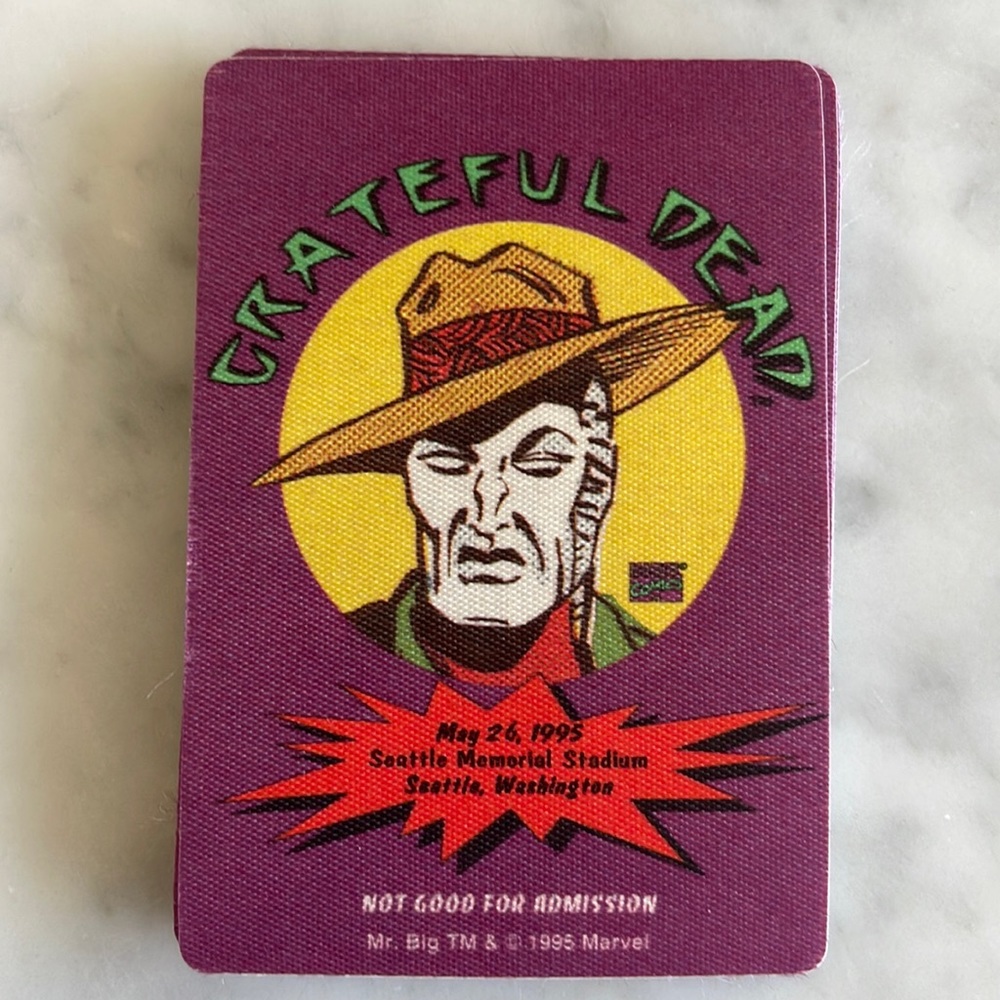 Original Grateful Dead Backstage Pass Marvel Series - Mr. Big 5/26/1995